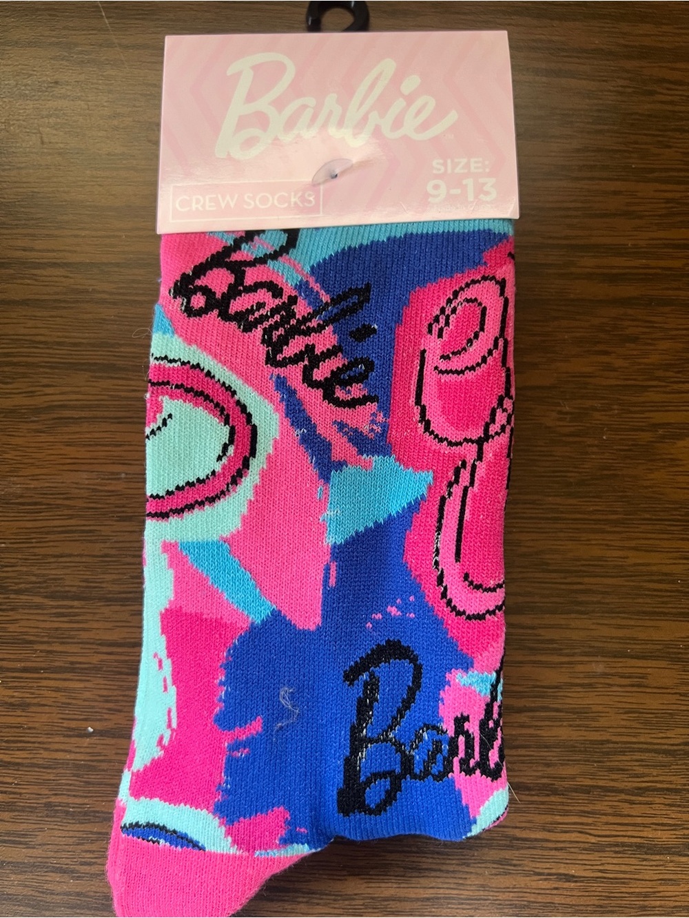 NWT-Barbie Mattel Socks - Size 9-13
